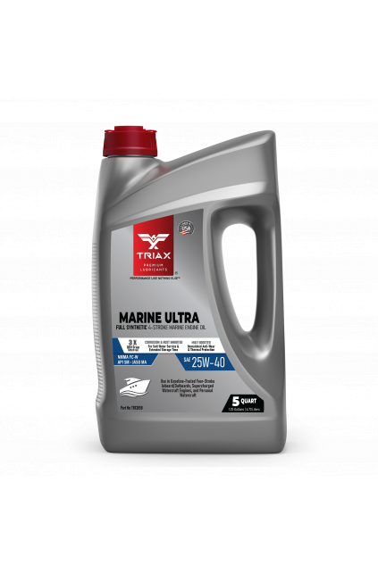 ULEI MOTOR TRIAX Marine Ultra 25W-40, FULL SINTETIC - Ulei pentru ambarcatiuni marine in 4 timpi Ulei de motor - Full Sintetic - Barci - Marin - 4 Timpi