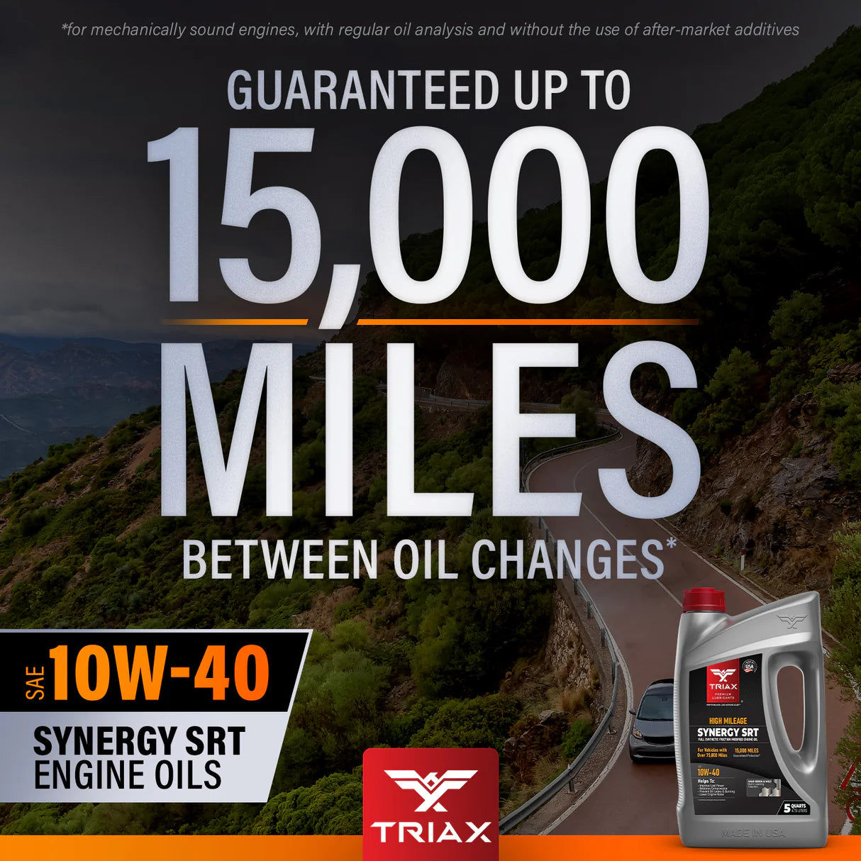 ULEI MOTOR TRIAX Synergy SRT 10W-40 Full Synthetic High Mileage ACEA A4/B4, API SN, VW 502.00 / 505.01