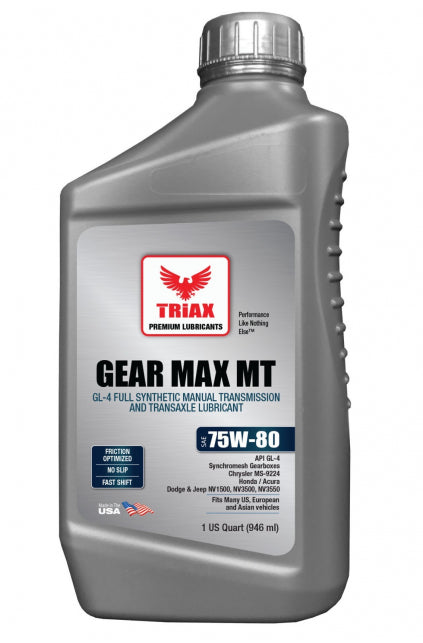 TRIAX GEAR MAX MT 75W-80 GL-4 TRIAX GEAR MAX MT 75W-80 GL-4