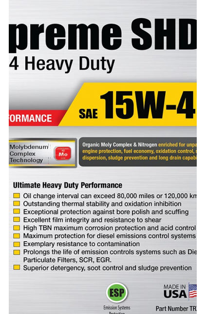 ULEI MOTOR TRIAX Fleet Supreme ESP 15W-40 Full Synthetic (Euro 5) cu Molybden