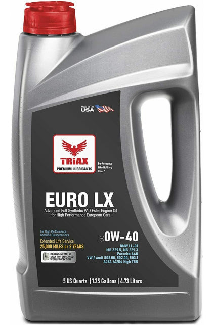 ULEI MOTOR TRIAX Euro LX 0W-40 Full Synthetic/ Benzina | BMW LL-01 | MB 229.5