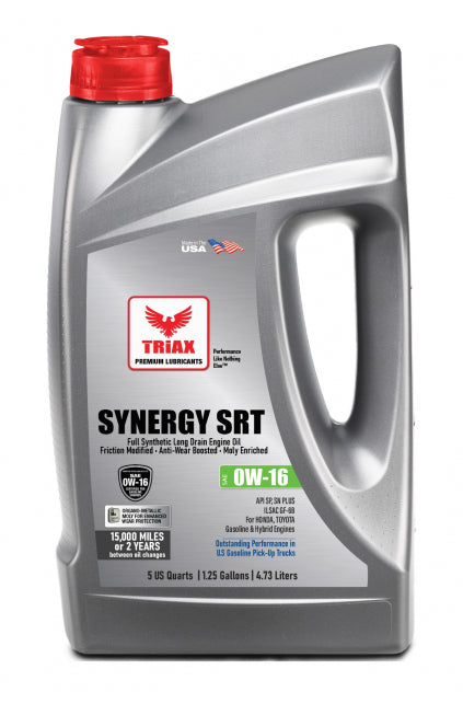 ULEI MOTOR Triax Synergy SRT 0W-16 Full Synthetic Full Synthetic cu PAO, HONDA, TOYOTA, Benzina si Hybrid