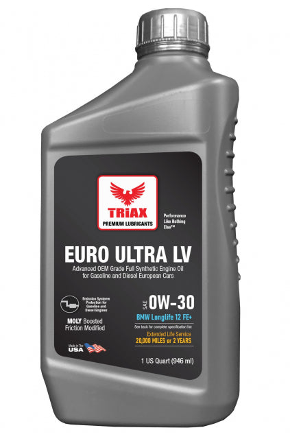 ULEI MOTOR TRIAX Euro Ultra LV 0W-30 Full sintetic TRIAX Euro Ultra LV 0W-30 Full sintetic