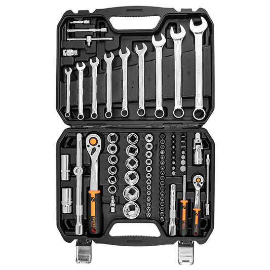 Trusa scule 1/4" si 1/2", 82 piese NEO TOOLS 10-058