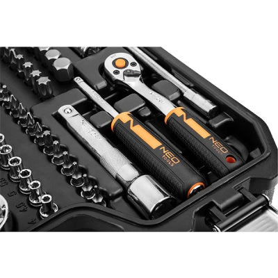 Trusa scule 1/4" si 1/2", 82 piese NEO TOOLS 10-058