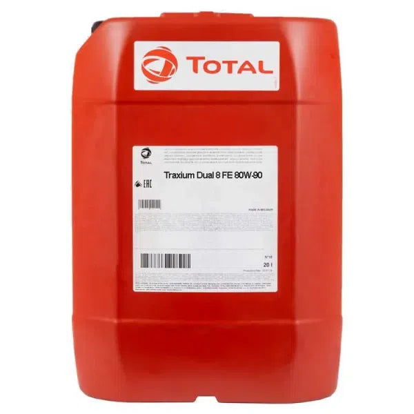 Total Traxium Dual 8 FE 80W-90, API GL4 / GL5 /  20L