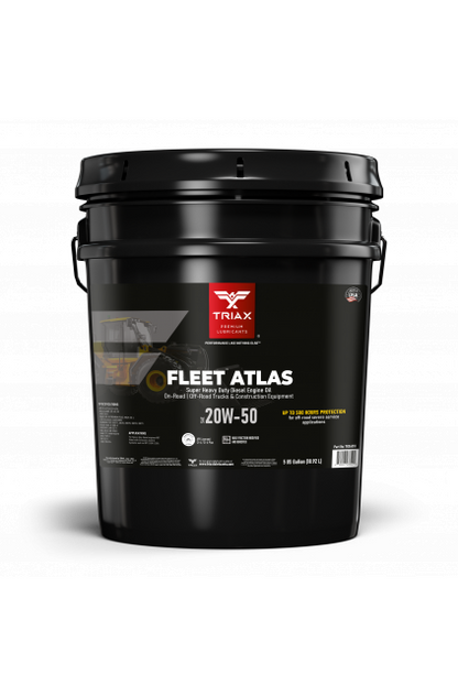 ULEI MOTOR TRIAX FLEET ATLAS 20W-50 Super Heavy Duty Heavy Duty Diesel Oil | CI-4 (JOHN DEERE, CASE, CATERPILLAR, JCB, HITACHI, TEREX, LIEBHERR, KOMATSU)