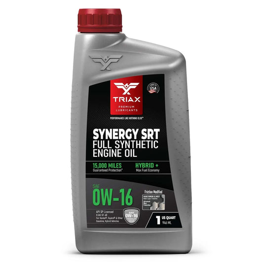 ULEI MOTOR Triax Synergy SRT 0W-16 Full Synthetic Full Synthetic cu PAO, HONDA, TOYOTA, Benzina si Hybrid