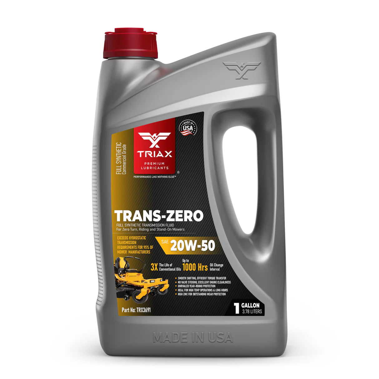 TRIAX TRANS ZERO 20W-50 - Ulei transmisii hidrostatice pentru masini tuns iarba Ulei transmisie hidrostatica pentru masini de tuns iarba 20W-50