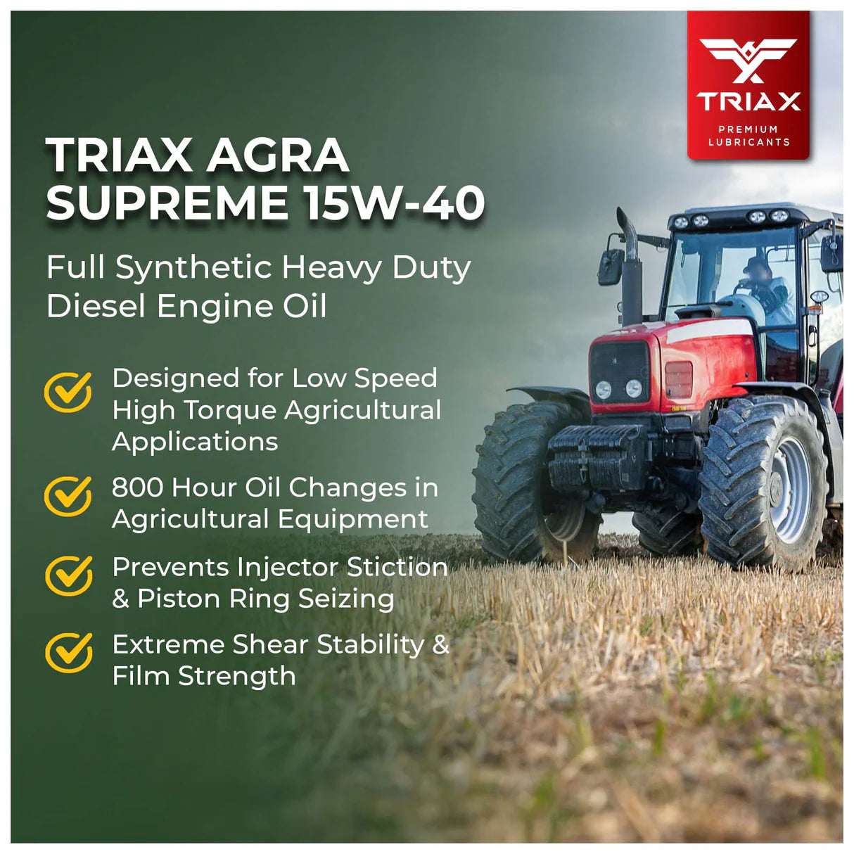 ULEI MOTOR TRIAX Agra Supreme ESP 15W-40 Full Synthetic CK-4