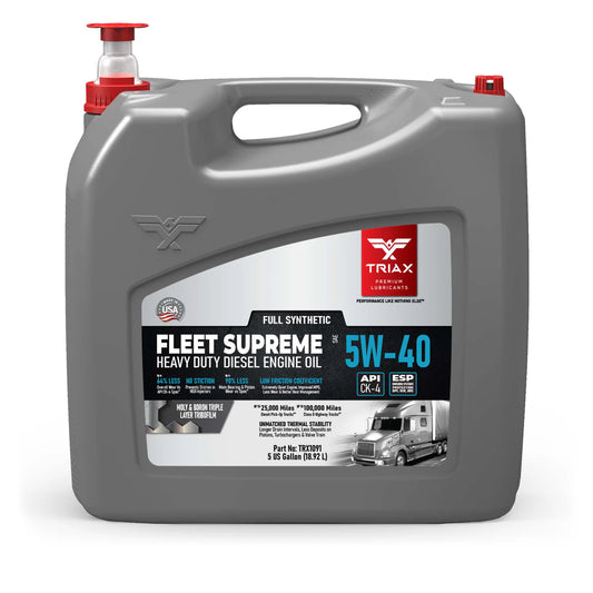 ULEI MOTOR TRIAX Fleet Supreme 5W-40 Full Synthetic - Heavy Duty Diesel | API CK-4 | VOLVO VDS-4.5 | MB 229.51