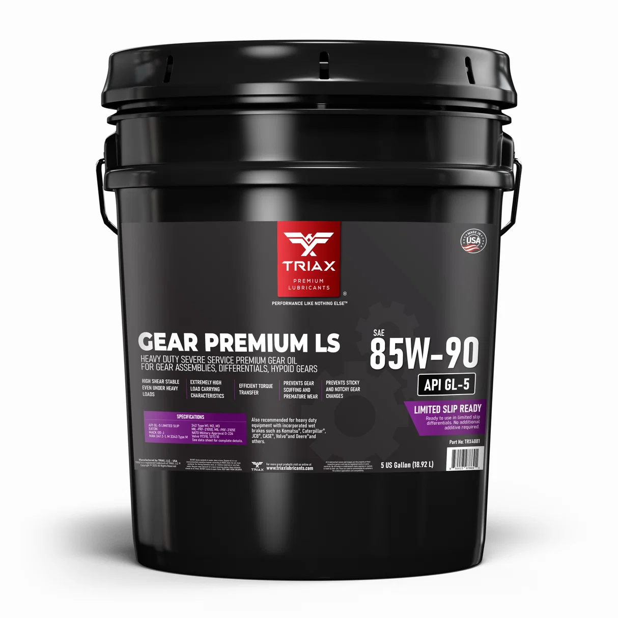 TRIAX HD Gear Premium 85W-90 GL-5 Limited Slip / 19 litri