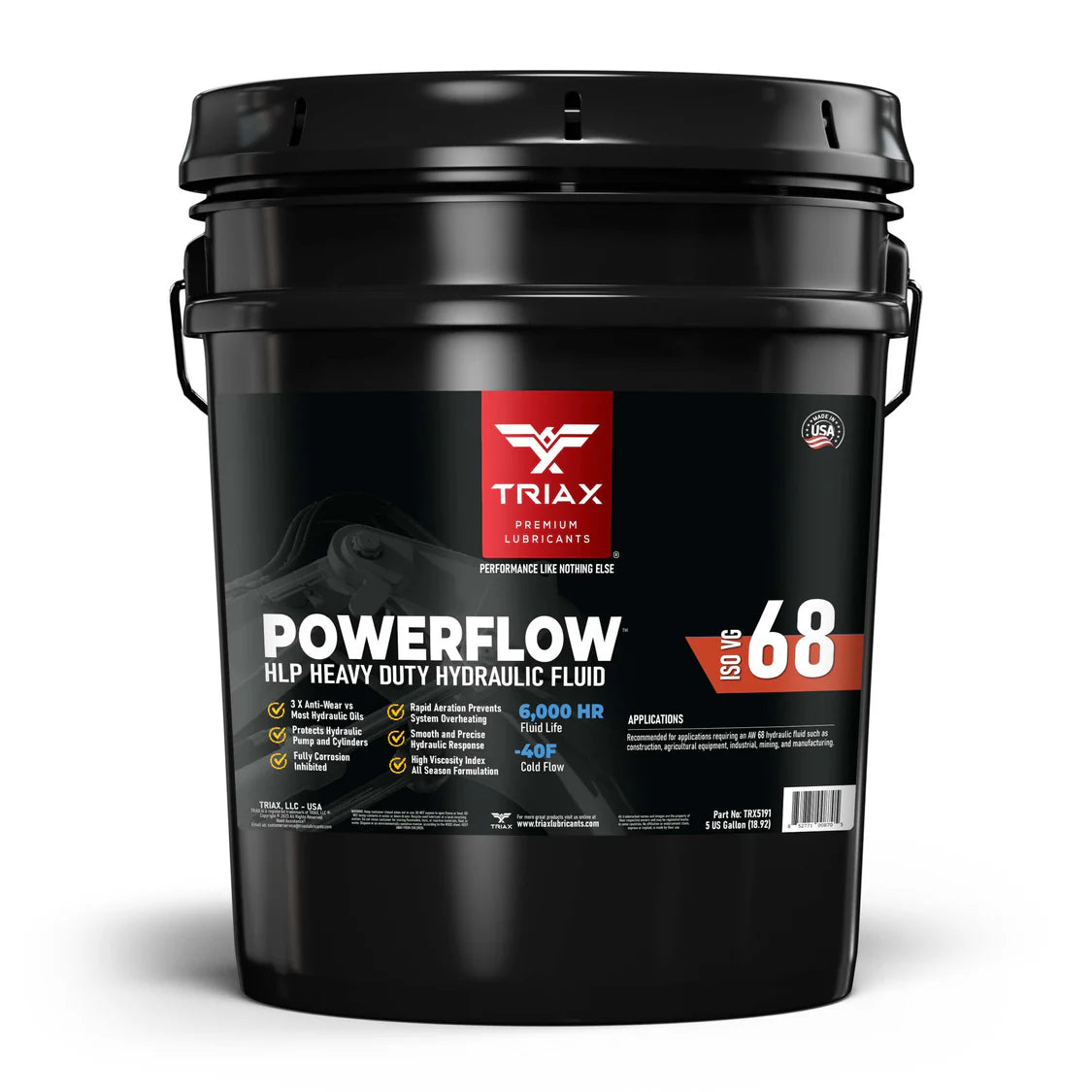 ULEI HIDRAULIC TRIAX Powerflow Hydraulic Fluids (HLP) 32, 46, 68