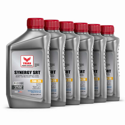 ULEI MOTOR Triax Synergy SRT 5W-20 Full Synthetic PAO API SP, SN+, Dex 1 Gen 2, Molybden organo-metalic si Nano-Borate