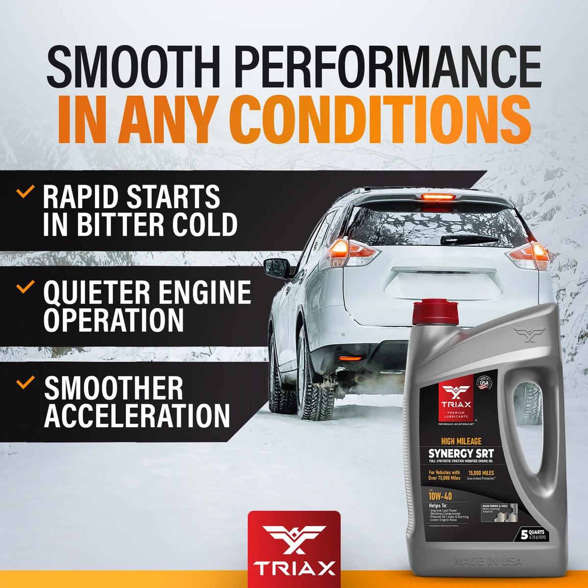 ULEI MOTOR TRIAX SYNERGY SRT 0W-20 Full Synthetic Dexos 1 Gen 2 | 24.000km | Moly Boosted & Friction Modified