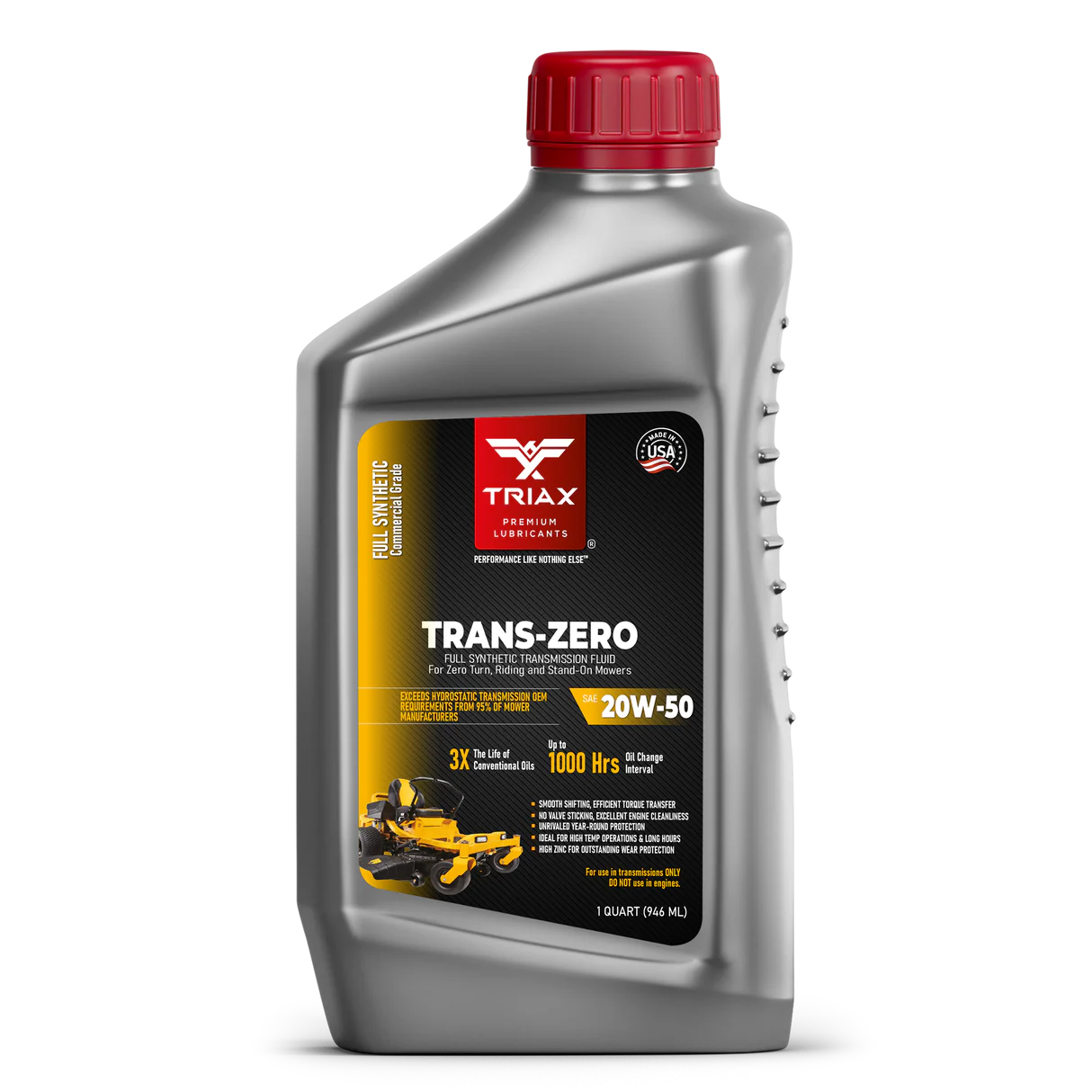TRIAX TRANS ZERO 20W-50 - Ulei transmisii hidrostatice pentru masini tuns iarba Ulei transmisie hidrostatica pentru masini de tuns iarba 20W-50