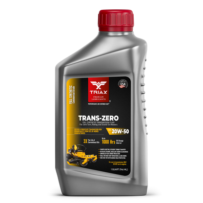 TRIAX TRANS ZERO 20W-50 - Ulei transmisii hidrostatice pentru masini tuns iarba Ulei transmisie hidrostatica pentru masini de tuns iarba 20W-50