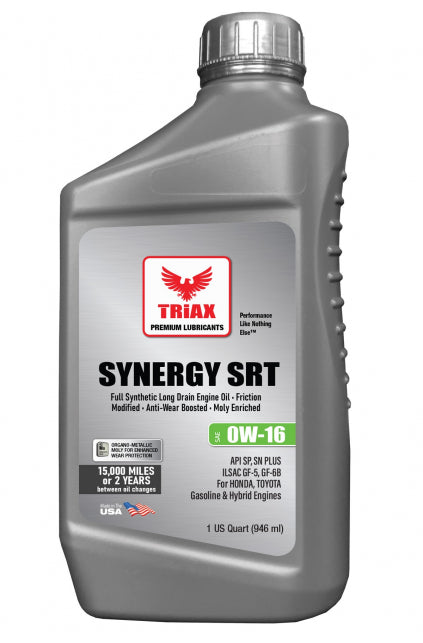 ULEI MOTOR Triax Synergy SRT 0W-16 Full Synthetic Full Synthetic cu PAO, HONDA, TOYOTA, Benzina si Hybrid