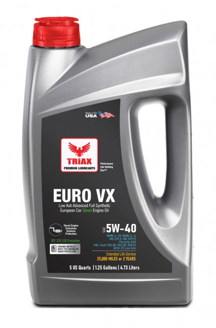 ULEI MOTOR TRIAX Euro VX 5W-40 Full Synthetic DPF | BMW LL-04 | MB 229.51