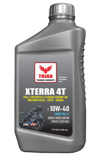 ULEI MOTOR TRIAX XTERRA SYNTHETIC MOTORCYCLE 10W-40 JASO MA-2 JASO MA-2, API SN, V-TWIN