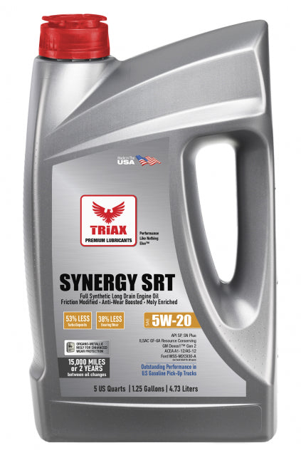 ULEI MOTOR Triax Synergy SRT 5W-20 Full Synthetic PAO API SP, SN+, Dex 1 Gen 2, Molybden organo-metalic si Nano-Borate